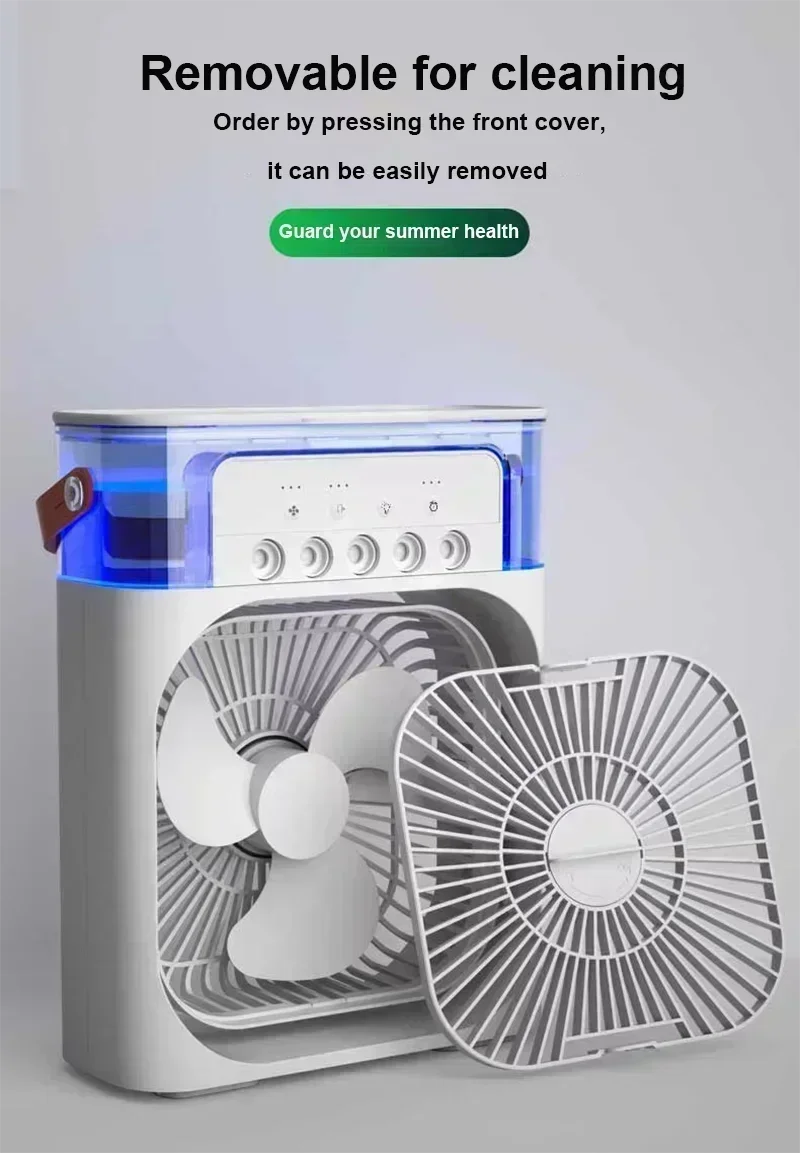 Ventoinha LED portátil