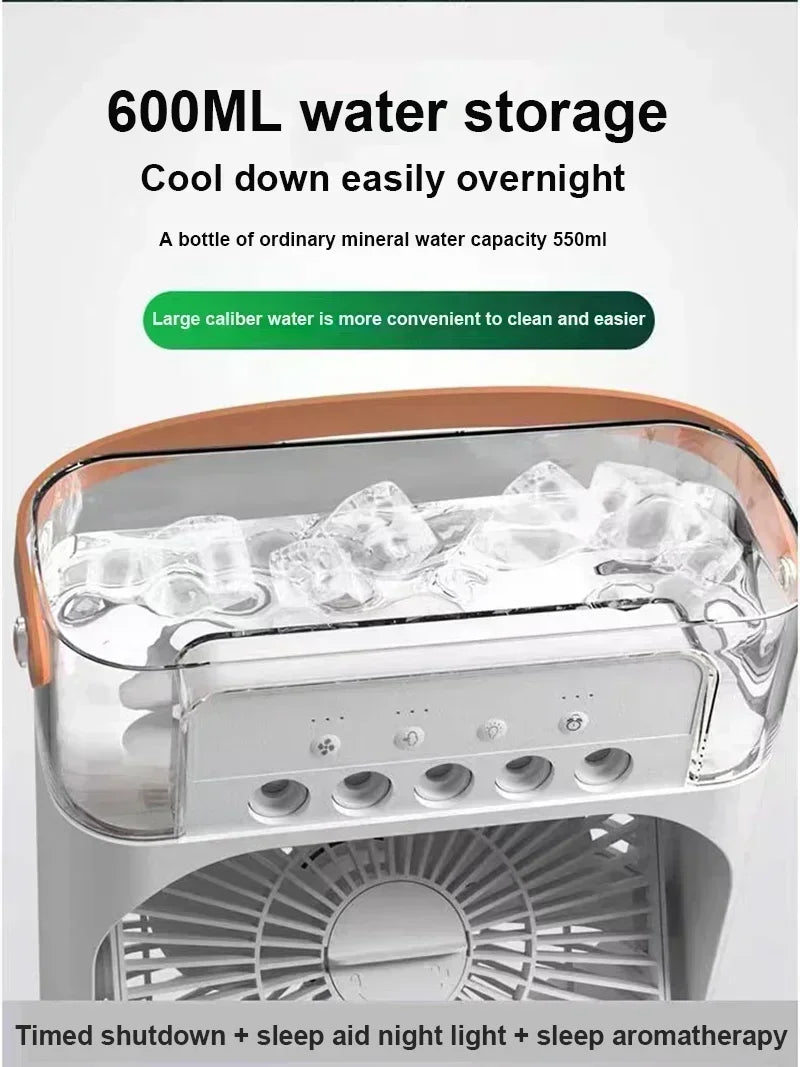 Ventoinha LED portátil